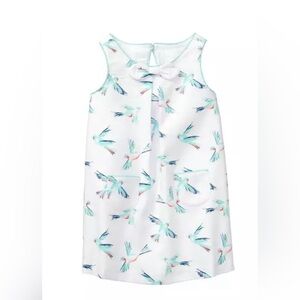 Janie and Jack Girls Hummingbird Print Dress NWT Size 5